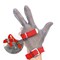 Stainless Steel Mesh Safety Glove Three Finger Protective Hand Gear